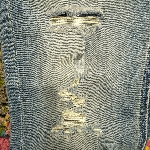 MOTHER NEW Mid Rise Dazzler Ankle Fray in Over the county Line Jeans size 27 - Picture 11 of 14